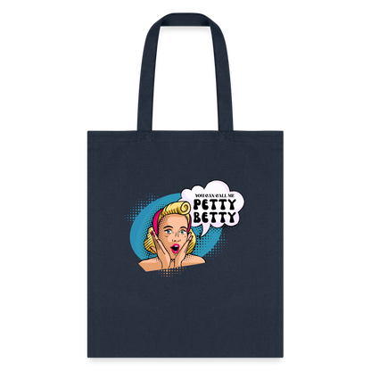 BENNETT PEACH "PETTY BETTY" Tote Bag - navy