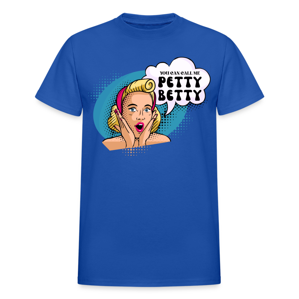 BENNETT PEACH "PETTY BETTY" Gildan Ultra Cotton Adult T-Shirt - royal blue