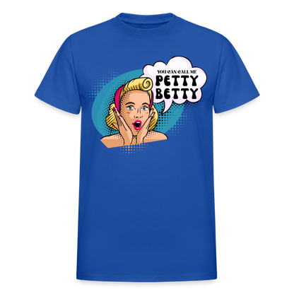 BENNETT PEACH "PETTY BETTY" Gildan Ultra Cotton Adult T-Shirt - royal blue