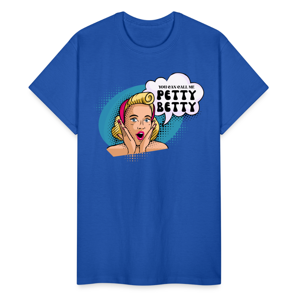 BENNETT PEACH "PETTY BETTY" Gildan Ultra Cotton Adult T-Shirt - royal blue