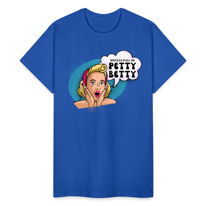 BENNETT PEACH "PETTY BETTY" Gildan Ultra Cotton Adult T-Shirt - royal blue