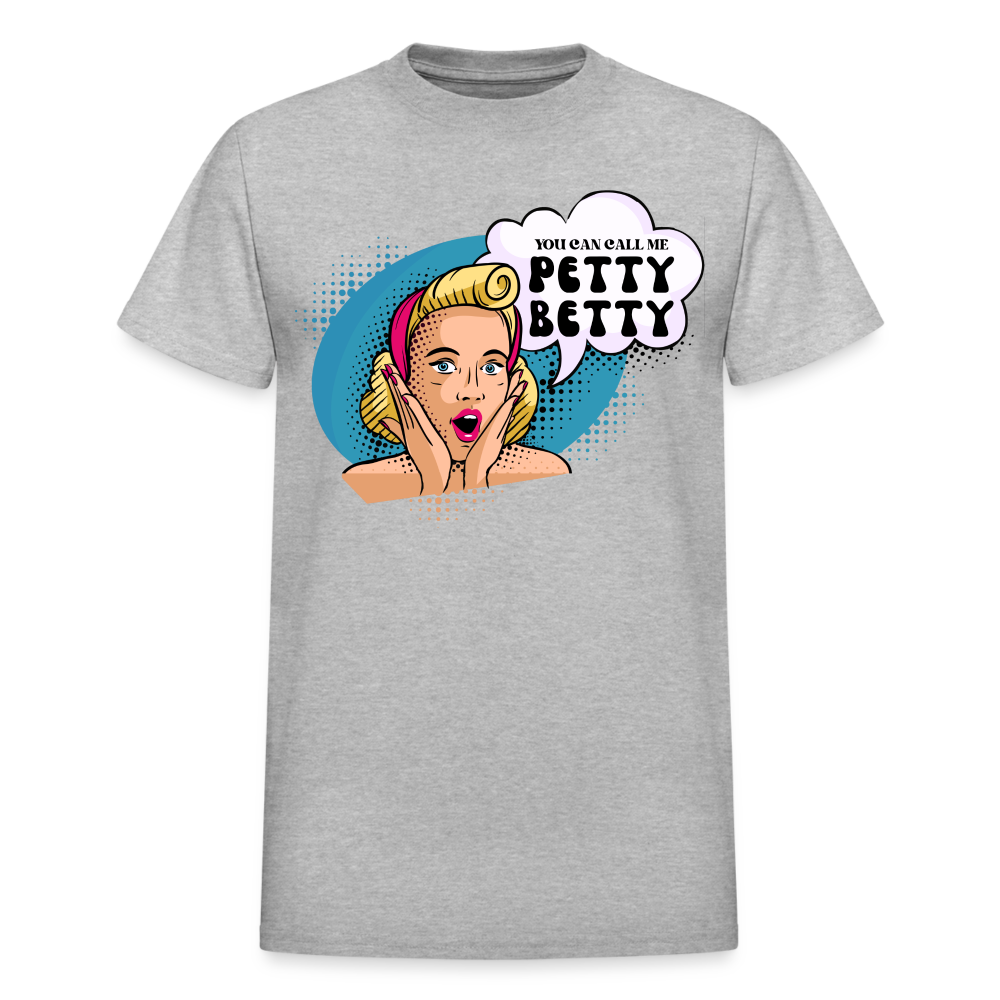 BENNETT PEACH "PETTY BETTY" Gildan Ultra Cotton Adult T-Shirt - heather gray