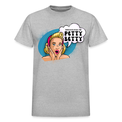 BENNETT PEACH "PETTY BETTY" Gildan Ultra Cotton Adult T-Shirt - heather gray