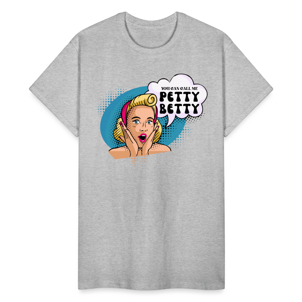 BENNETT PEACH "PETTY BETTY" Gildan Ultra Cotton Adult T-Shirt - heather gray