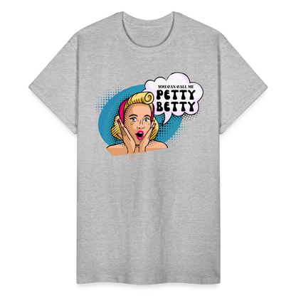 BENNETT PEACH "PETTY BETTY" Gildan Ultra Cotton Adult T-Shirt - heather gray