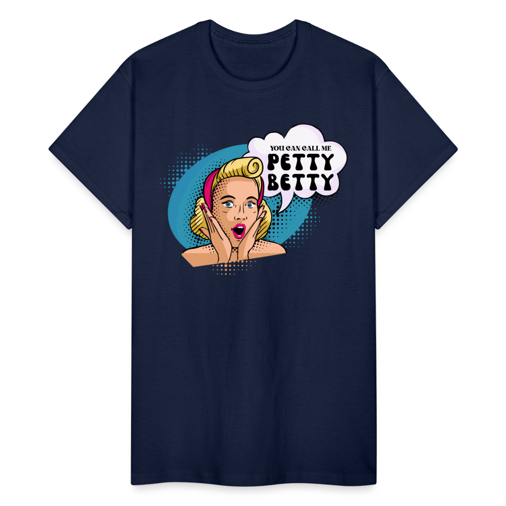 BENNETT PEACH "PETTY BETTY" Gildan Ultra Cotton Adult T-Shirt - navy