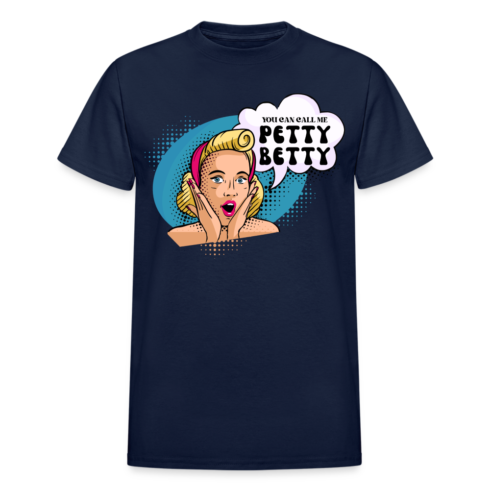 BENNETT PEACH "PETTY BETTY" Gildan Ultra Cotton Adult T-Shirt - navy