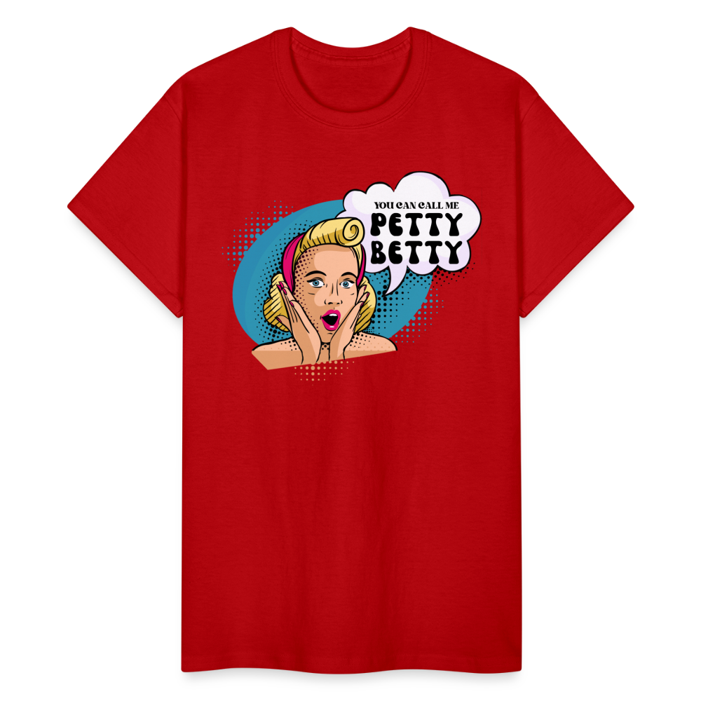 BENNETT PEACH "PETTY BETTY" Gildan Ultra Cotton Adult T-Shirt - red