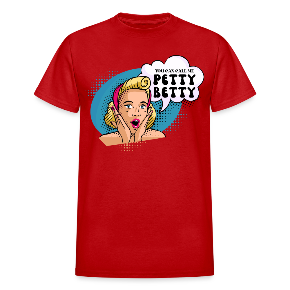 BENNETT PEACH "PETTY BETTY" Gildan Ultra Cotton Adult T-Shirt - red