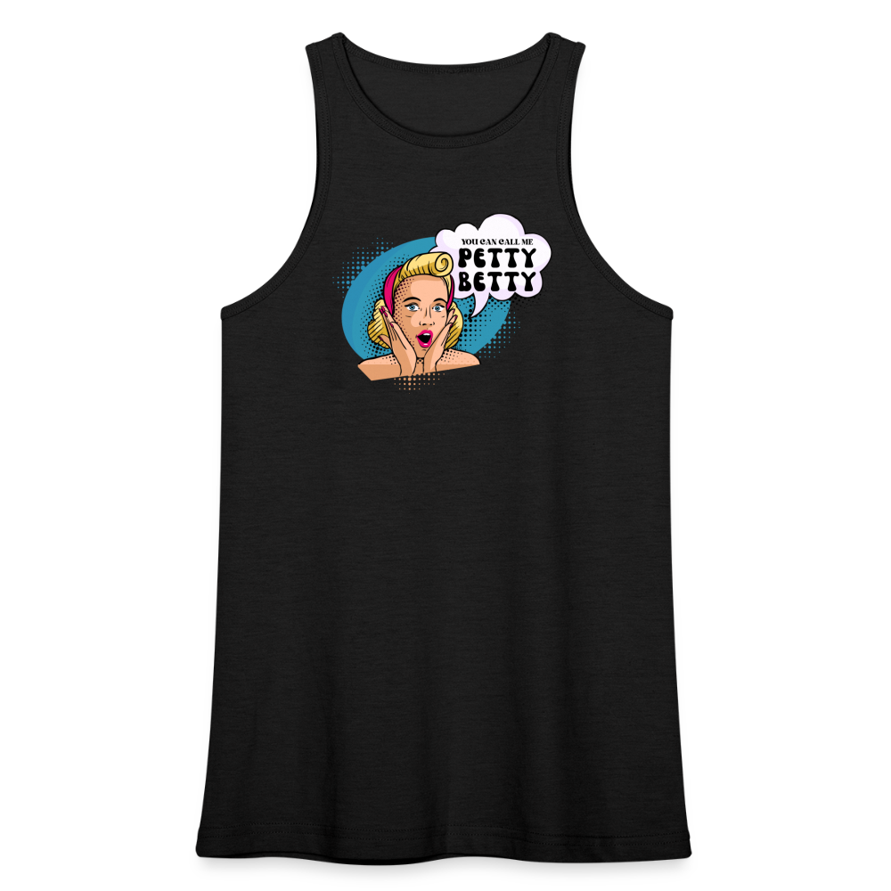 BENNETT PEACH "PETTY BETTY" American Apparel Women’s Racerneck Tank - black