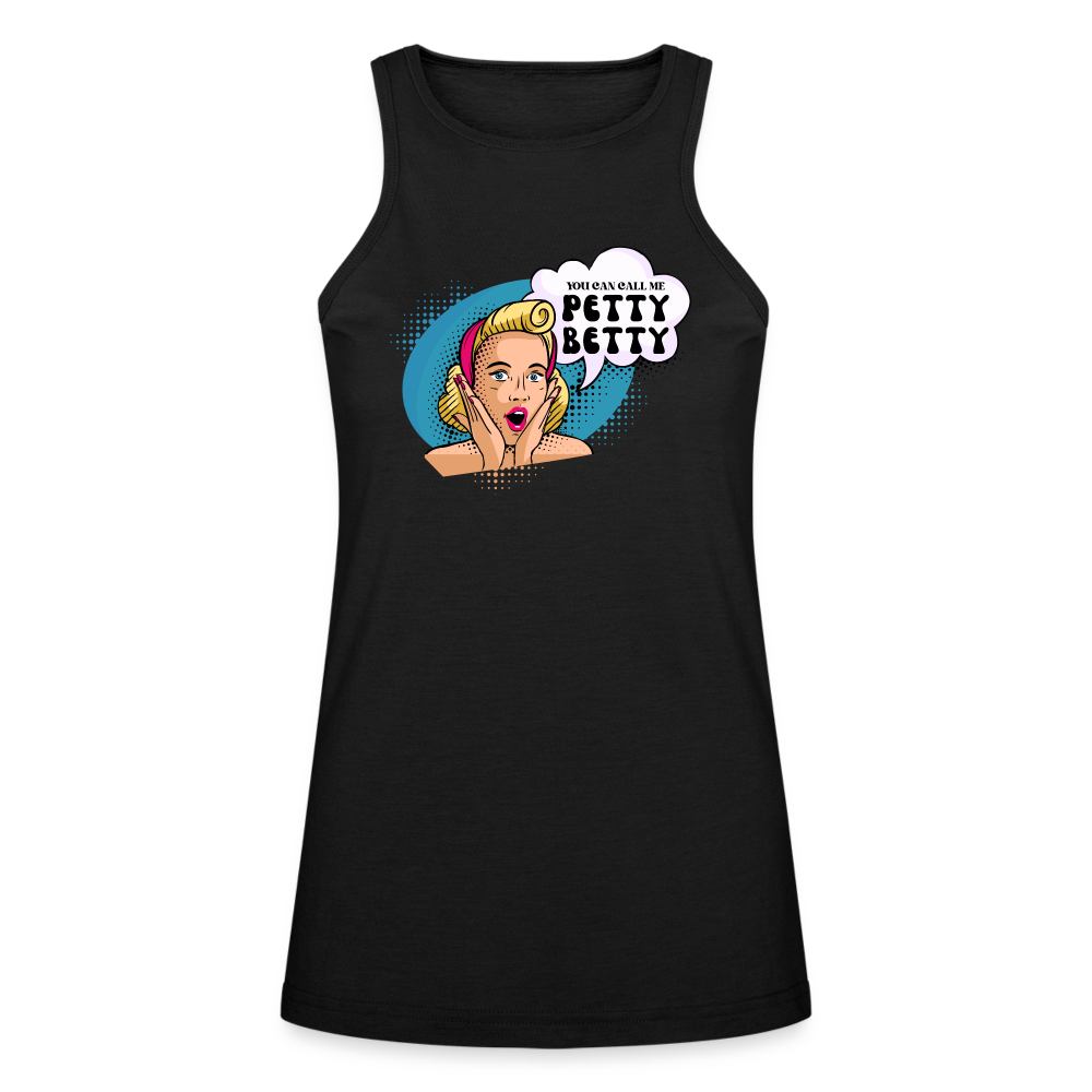 BENNETT PEACH "PETTY BETTY" American Apparel Women’s Racerneck Tank - black