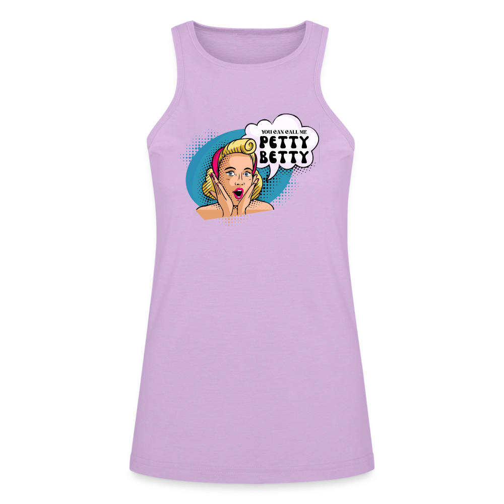 BENNETT PEACH "PETTY BETTY" American Apparel Women’s Racerneck Tank - lilac