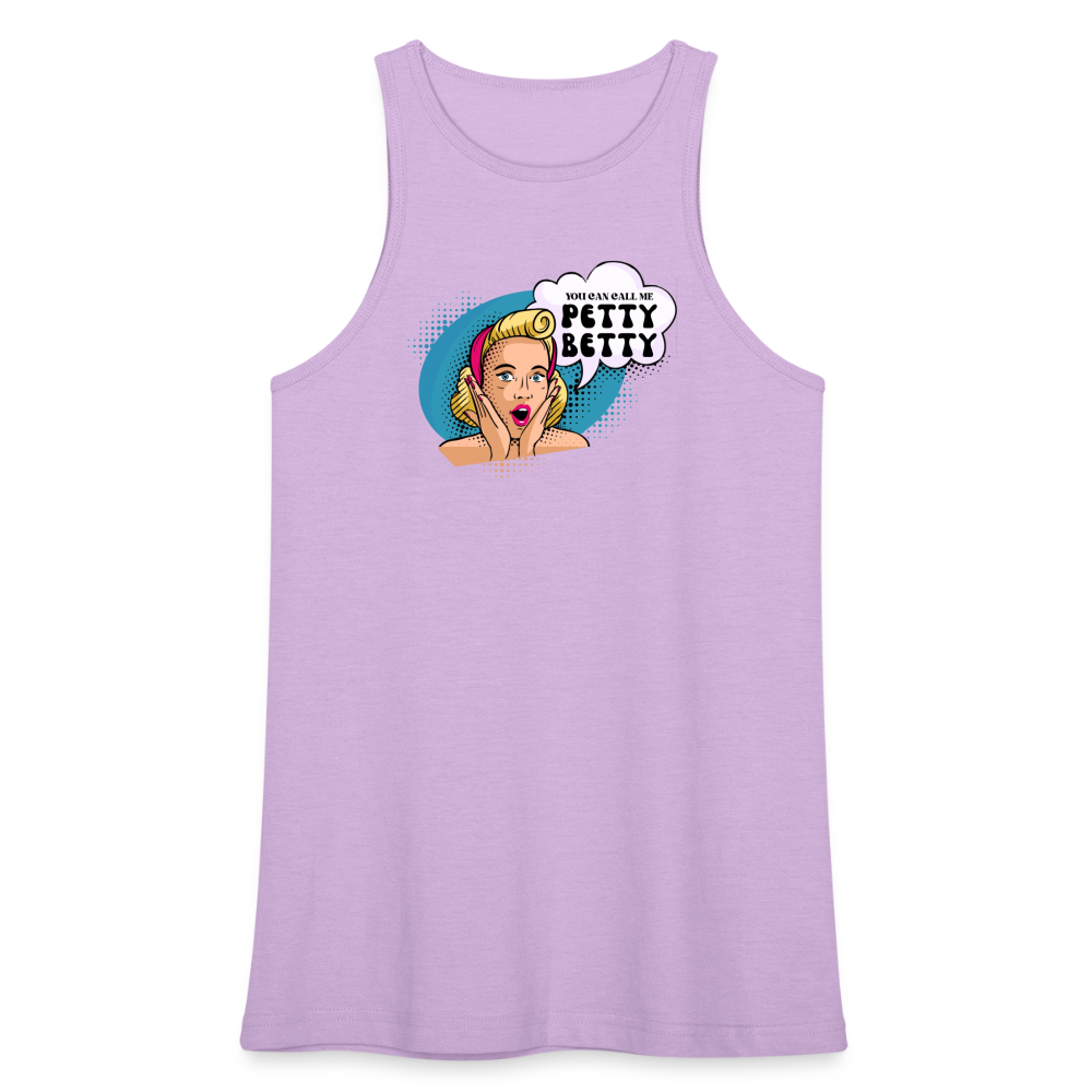 BENNETT PEACH "PETTY BETTY" American Apparel Women’s Racerneck Tank - lilac