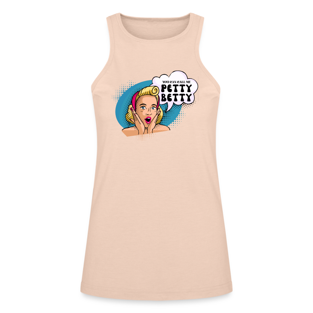 BENNETT PEACH "PETTY BETTY" American Apparel Women’s Racerneck Tank - natural