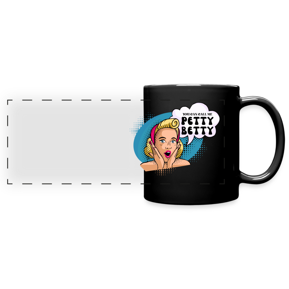 BENNETT PEACH "PETTY BETTY" Full Color Panoramic Mug - black