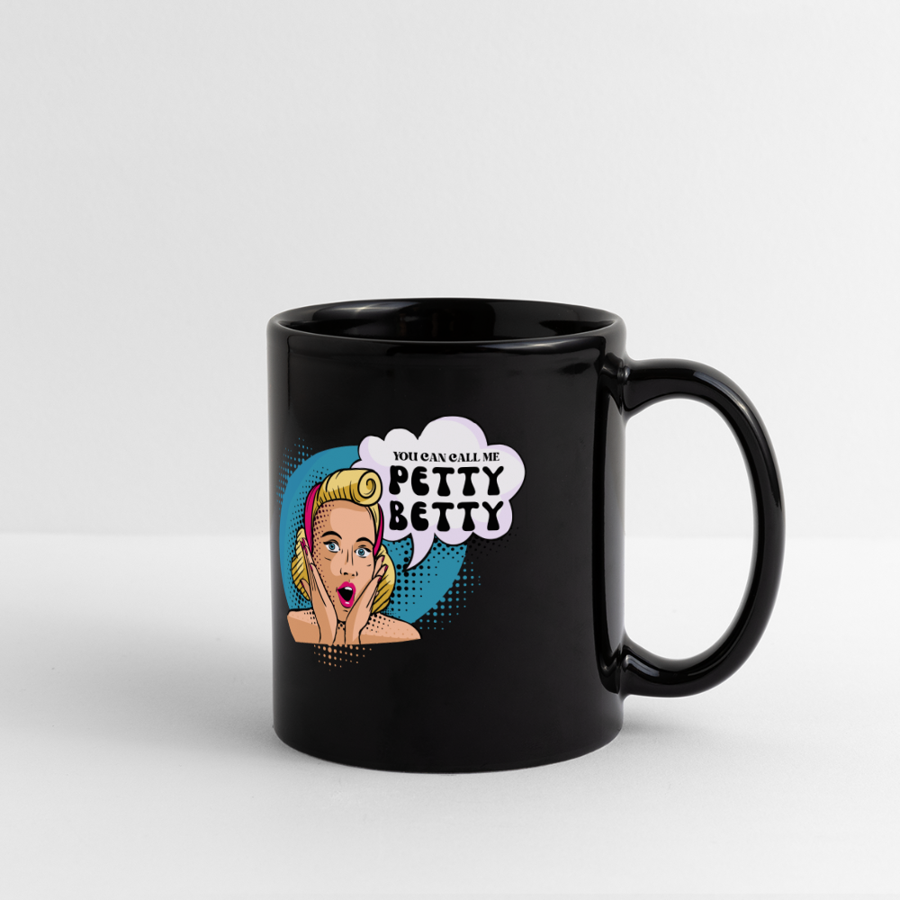 BENNETT PEACH "PETTY BETTY" Full Color Panoramic Mug - black