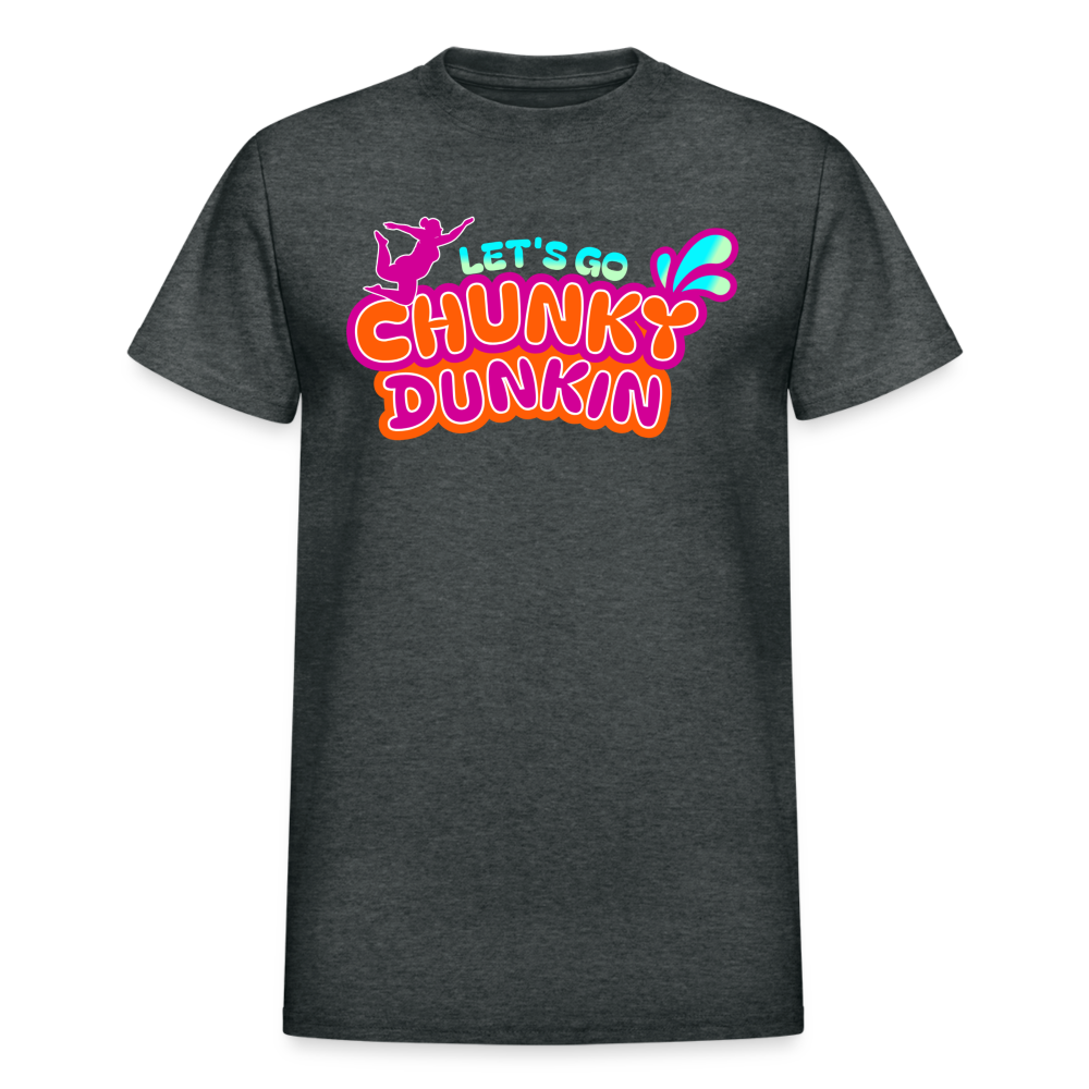 BENNETT PEACH "CHUNKY DUNKIN" Gildan Ultra Cotton Adult T-Shirt - deep heather