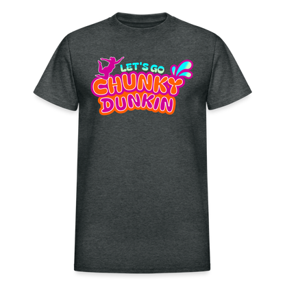 BENNETT PEACH "CHUNKY DUNKIN" Gildan Ultra Cotton Adult T-Shirt - deep heather