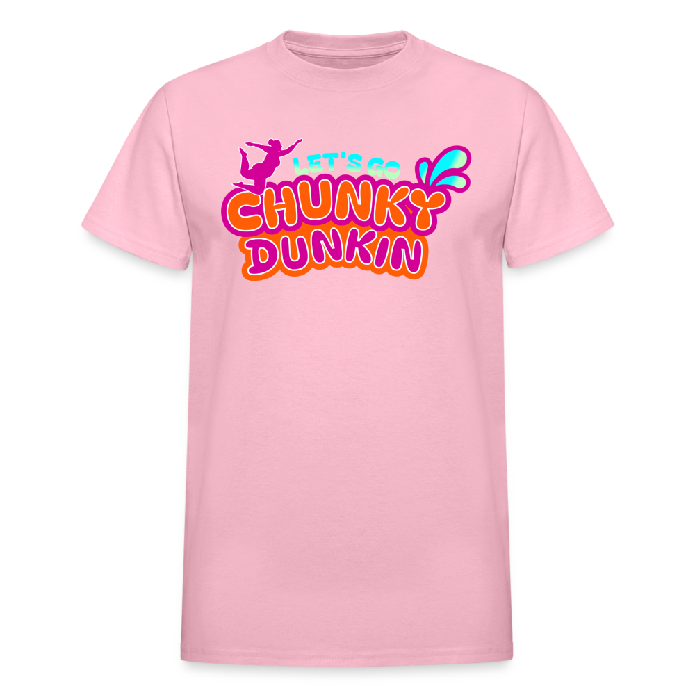 BENNETT PEACH "CHUNKY DUNKIN" Gildan Ultra Cotton Adult T-Shirt - light pink