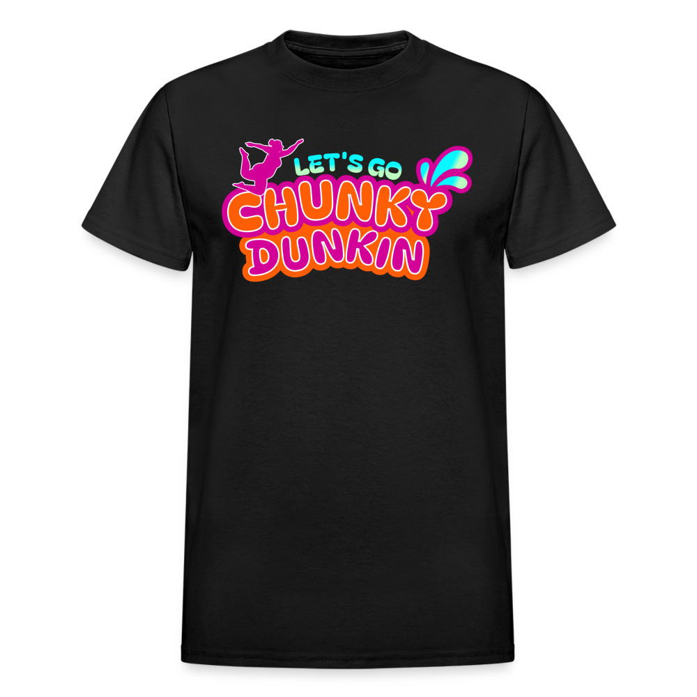 BENNETT PEACH "CHUNKY DUNKIN" Gildan Ultra Cotton Adult T-Shirt - black